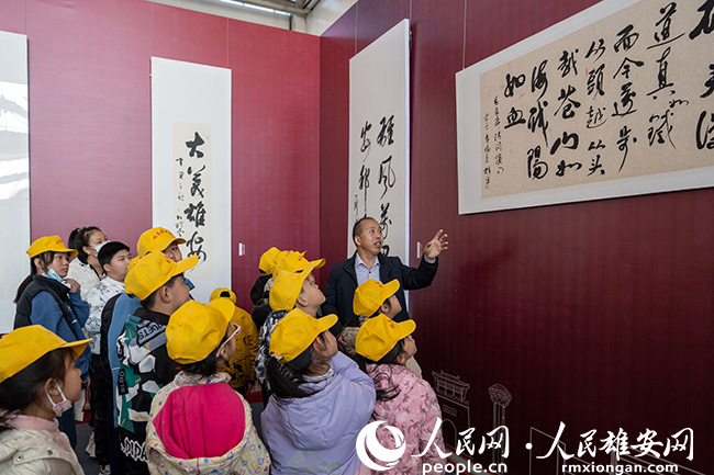 圖為作品展現(xiàn)場。薛志勇攝