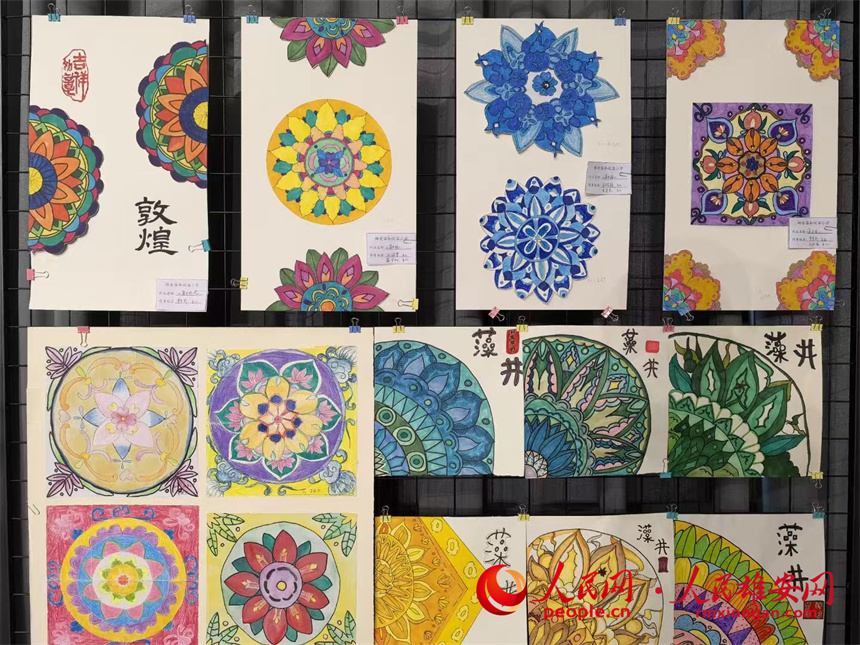 圖為學生們的作品。雄安容和悅容小學供圖
