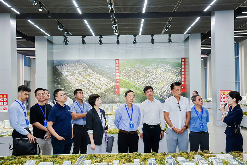 代表團對雄安新區(qū)規(guī)劃建設、科技創(chuàng)新成果和產業(yè)發(fā)展情況進行了調研。李聿嘉攝